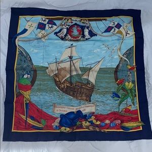 Hermès Nautical Silk Scarf
